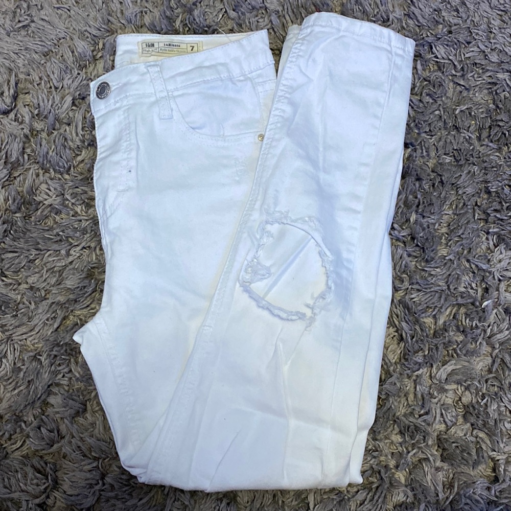White jeans